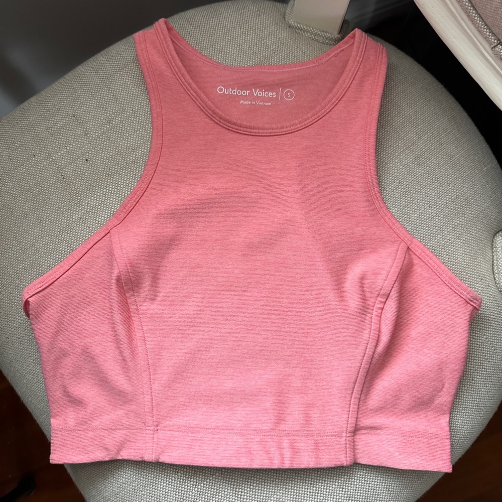 Outdoor Voices Pink Sports Bra